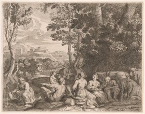 Comida campestre, plato 3 de Pastorales de Claudine Bouzonnet Stella