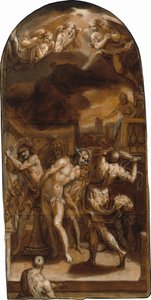 La flagelación de Cristo de Claudio Ridolfi