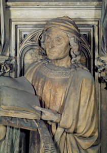 Jeremías (detalle) de Claus and Malouel, Jean Sluter