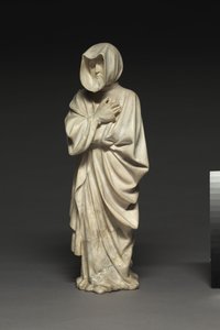 Dos llorones de la tumba de Felipe el Atrevido, Duque de Borgoña, 1404-10 de Claus de Werve