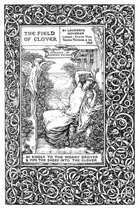 Página de título de El Campo de Trébol, 1899 de Clemence Housman