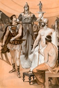 Ilustración de la Ilíada de Homero de Clement Goutier