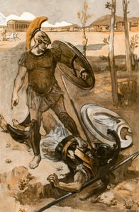 Ilustración para la Ilíada de Homero de Clement Goutier