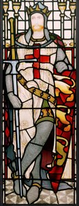 Ricardo I (detalle de una ventana en el Gran Salón)