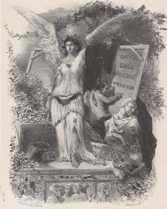 Artistas contemporáneos, ca. 1847 de Célestin Nanteuil