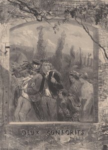 Dos Reclutas, ca. 1830-70 de Célestin Nanteuil