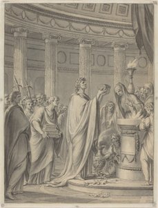 Un sacrificio antiguo de Clément Pierre Marillier