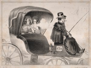 Actualidades: Los inconvenientes de los coches públicos: El cochero de...