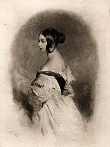 Reina Victoria a los veinte años, siglo XIX de Cockerell
