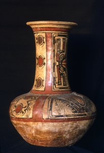 Jarra de cuello alto, fase temprana de Coclé, 700-800 d.C. de Cocle Culture