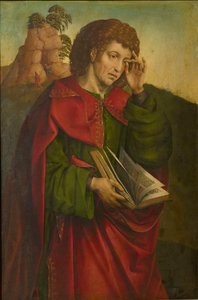 San Juan Evangelista llorando, c. 1500 de Colijn de Coter