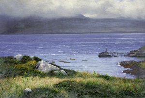Vista desde Lamlash, 1882 de Colin Hunter
