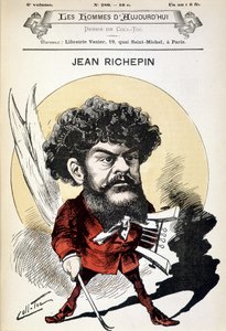 Caricatura de Jean Richepin (1849-1926), escritor francés. de Coll Toc