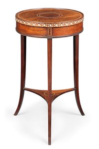 Mesa ocasional victoriana con incrustaciones, c.1880 de Collinson and Lock