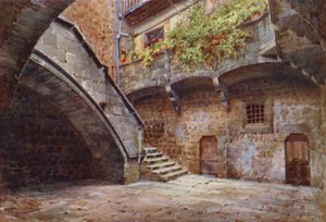 Patio del Palazzo Farnese, Viterbo
