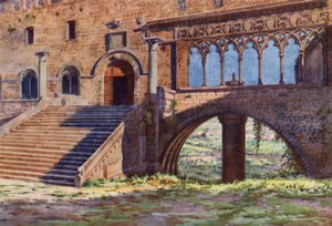 El Palacio Papal, Viterbo de Commendator Formilli