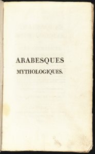 Arabescos mitológicos de Comtesse Stéphanie Félicité de Genlis