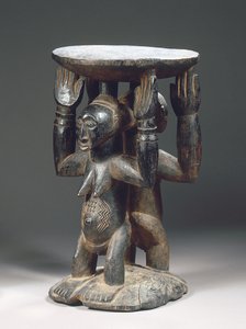 Taburete Luba Hemba de Congolese Congolese