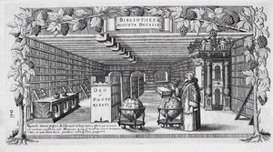 August von Brunswick-Lüneburg en su biblioteca, 1650