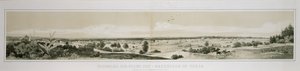 Panorama Der Stadt Neu-Braunfels In Texas aufgenommen von der Südwestseite im Sommer 1847 de Conrad Caspar (after) Rordorf