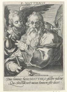 Evangelista Mateo Los cuatro evangelistas (título de la serie) de Conrad Goltz (possibly)