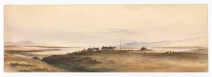 Berkeley Sound, Islas Malvinas, c.1878 (acuarela) de Conrad Martens