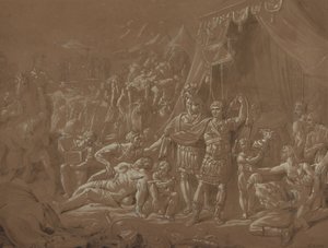 Una escena de la vida de Trajano