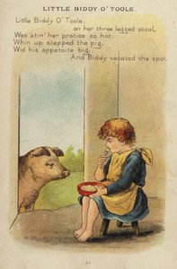 Rima infantil: La Pequeña Biddy O