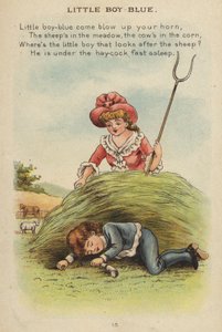 Rima infantil: Pequeño Niño Azul de Constance Haslewood