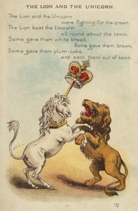Rima infantil: El León y el Unicornio