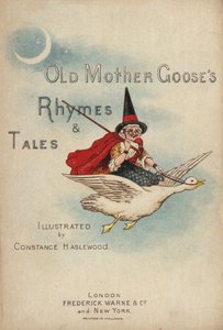 Ilustración de la portada para Rimas y Cuentos de la Vieja Madre Ganso de Constance Haslewood