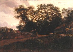 El Borde del Bosque, finales de 1830 de Constant Emile Troyon