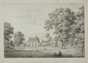 El castillo de Bagatelle, en el bosque de Boulogne de Constant Bourgeois