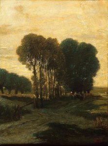 Un Grupo de Árboles, c.1860 de Constant Emile Troyon