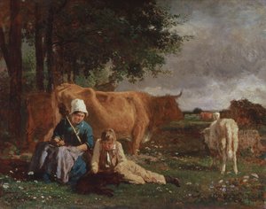 Escena pastoral