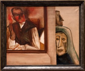 El fumador, c.1927 (óleo y terpentina sobre lienzo) de Constant Permeke