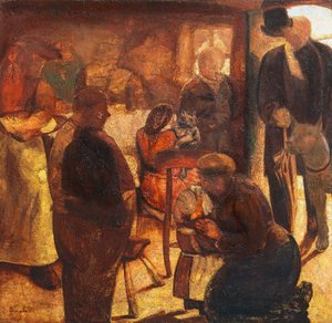 El extranjero, de Constant Permeke (1886-1952), óleo sobre lienzo