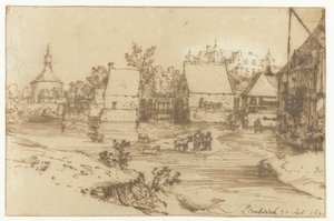 Vista de Lembeek
Lembeek (título en el objeto) de Constantijn Huygens (II)
