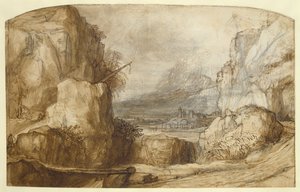 Paisaje Montañoso de Constantin Daniel van Renesse