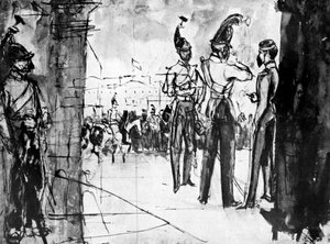 Grupo de soldados, 1930