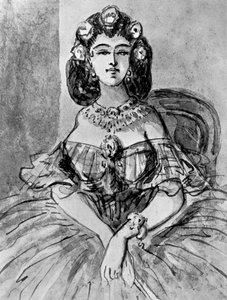 Retrato de una dama, siglo XIX, 1930