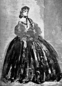 Retrato de una mujer, siglo XIX de Constantin Guys