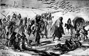 La Retirada, Guerra de Crimea, siglo XIX, 1930 de Constantin Guys