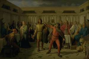 El festín de Ægir de Constantin Hansen