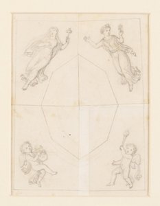 Diseño para decoración de techo de Constantin Hansen