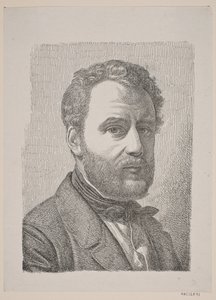 Retrato de Wilhelm Marstrand de Constantin Hansen