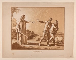 La expulsión del Paraíso de Constantin Hansen
