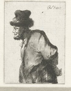 Campesino con las manos en la espalda de Constantino Cumano (possibly)