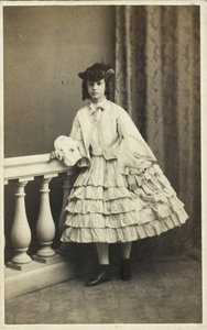 Retrato de la princesa Dagmar de Dinamarca, 1860 de Copenhagen Photo studio E. Lange