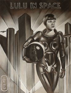 Astronauta de la ciudad Art Déco de Corné Akkers